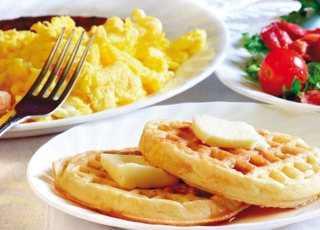 Butter poured over a sweet waffle makes it divine (Shutterstock) Butter poured over a sweet waffle makes it divine (Shutterstock)