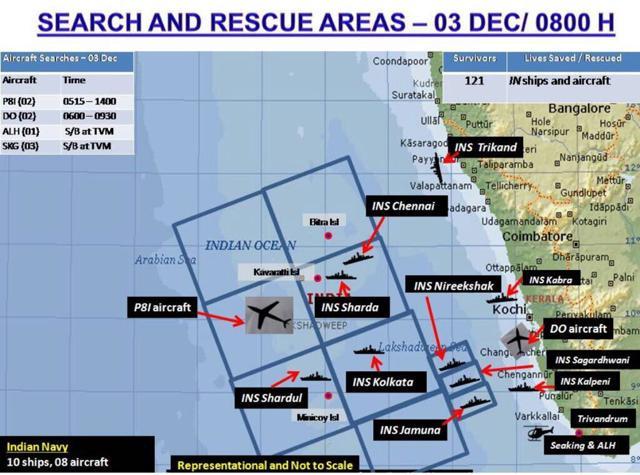 Search and rescue by Indian forces done in squares. (Handout by Defence ministry) Search and rescue by Indian forces done in squares. (Handout by Defence ministry)