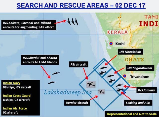 Search and rescue by Indian forces done in squares. (Handout by Defence ministry) Search and rescue by Indian forces done in squares. (Handout by Defence ministry)
