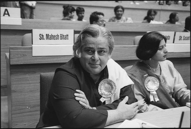 A 30 September 1994 file photo of Shashi Kapoor at the National Film Awards ceremony. A 30 September 1994 file photo of Shashi Kapoor at the National Film Awards ceremony.