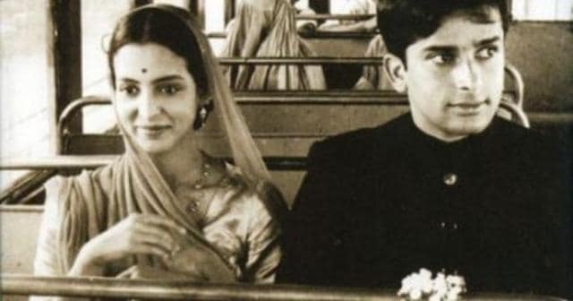 Leela Naidu and Shashi Kapoor in the acclaimed Merchant-Ivory film, The Householder. Leela Naidu and Shashi Kapoor in the acclaimed Merchant-Ivory film, The Householder.
