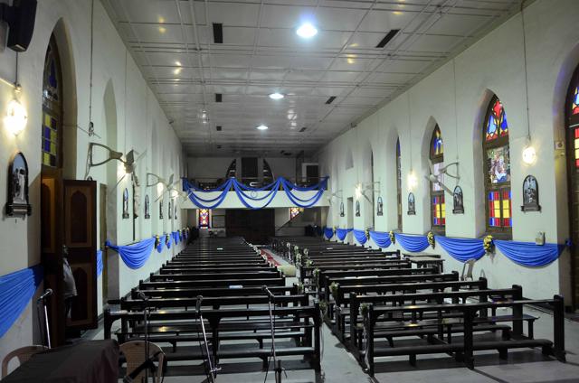 Land for the church was donated by the Peshwas. (Ravindra Joshi/HT PHOTO) Land for the church was donated by the Peshwas. (Ravindra Joshi/HT PHOTO)