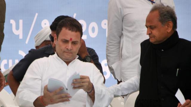 Congress vice president Rahul Gandhi at an election rally at Anjar in Kutch district of Gujarat on Tuesday. (PTI) Congress vice president Rahul Gandhi at an election rally at Anjar in Kutch district of Gujarat on Tuesday. (PTI)