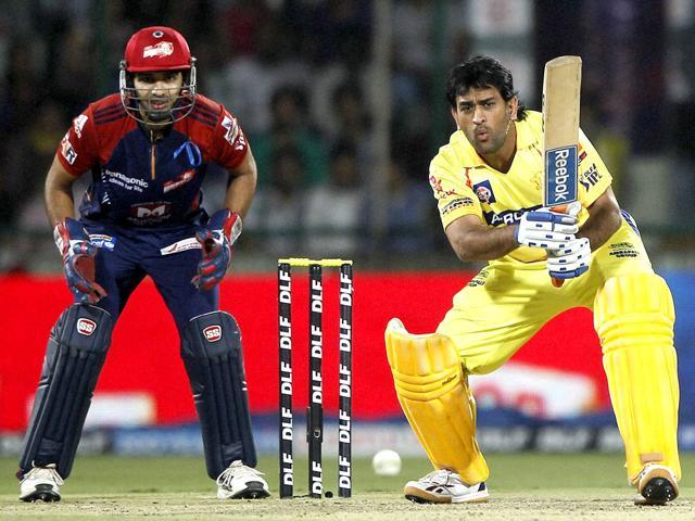 Chennai Super Kings MS-Dhoni in action against Delhi Daredevils during IPL. (HT Photo) Chennai Super Kings MS-Dhoni in action against Delhi Daredevils during IPL. (HT Photo)