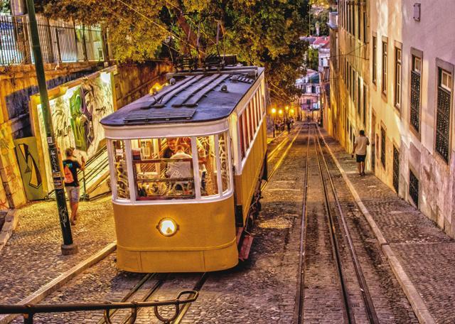 The historic funicular network connects Bairro Alto with downtown Lisbon (Saubhadra Chatterji) The historic funicular network connects Bairro Alto with downtown Lisbon (Saubhadra Chatterji)