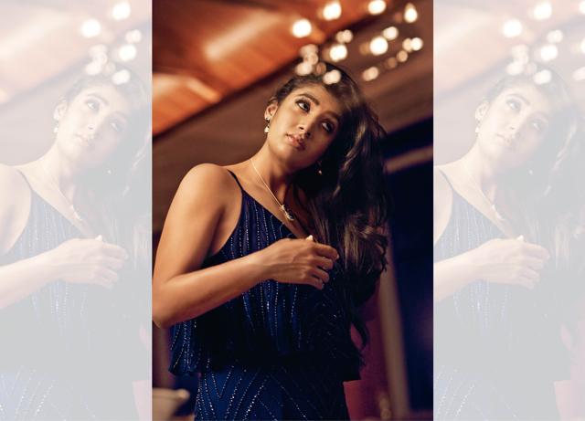 Mithali wears a sequinned gown by Ranna Gill, and earrings and necklace from Nimai; Lingerie courtesy: Amantè (Prabhat Shetty) Mithali wears a sequinned gown by Ranna Gill, and earrings and necklace from Nimai; Lingerie courtesy: Amantè (Prabhat Shetty)