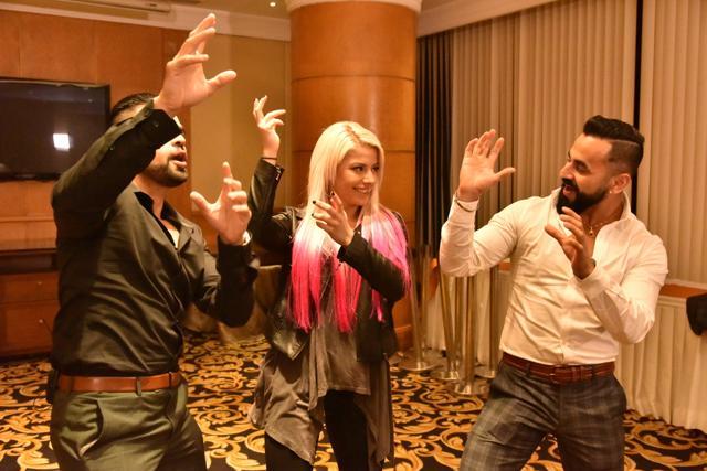 Alex Bliss (C) is currently in India for the WWE Live event. (WWE) Alex Bliss (C) is currently in India for the WWE Live event. (WWE)