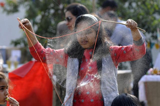 Various workshops were organised at the workshop, which included fun-filled activities for children. (Sunil Ghosh/HT Photos) Various workshops were organised at the workshop, which included fun-filled activities for children. (Sunil Ghosh/HT Photos)