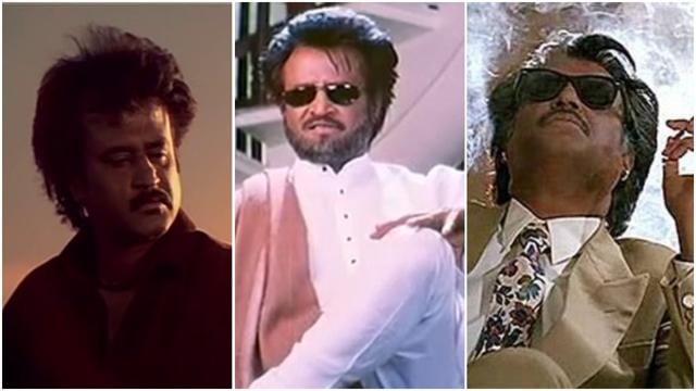 Rajinikanth in Thalapathi, Padayappa and Annamalai. Rajinikanth in Thalapathi, Padayappa and Annamalai.