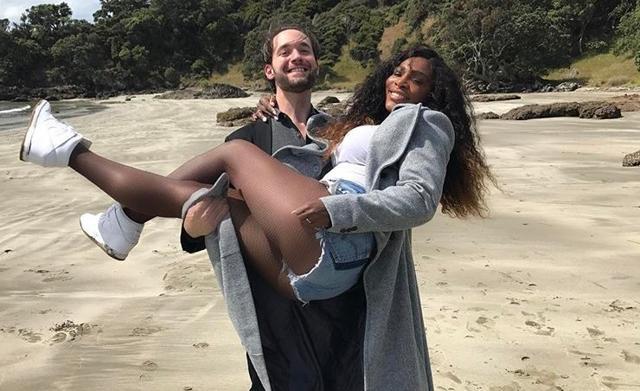 Serena Williams and Alexis Ohanian. (Instagram)