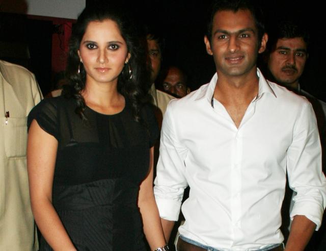 Sania Mirza and husband Shoaib Malik. (Getty Images)