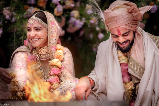 Indian cricket captain Virat Kohli and Bollywood actor Anushka Sharma got married in Italy on December 11 they said in a statement, ending weeks of frenzied speculation that they were getting hitched. (AFP)