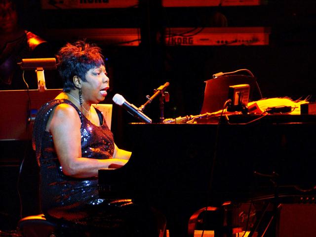 Dr. Nina Simone performs at Carnegie Hall during the Rainforest Foundation Benefit Concert in New York, NY, U.S. on April 13, 2002. (REUTERS) Dr. Nina Simone performs at Carnegie Hall during the Rainforest Foundation Benefit Concert in New York, NY, U.S. on April 13, 2002. (REUTERS)
