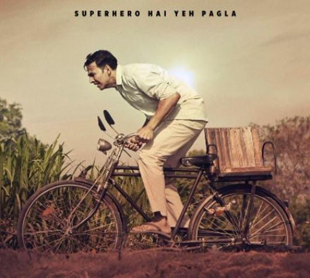 Akshay Kumar in a Padman still.