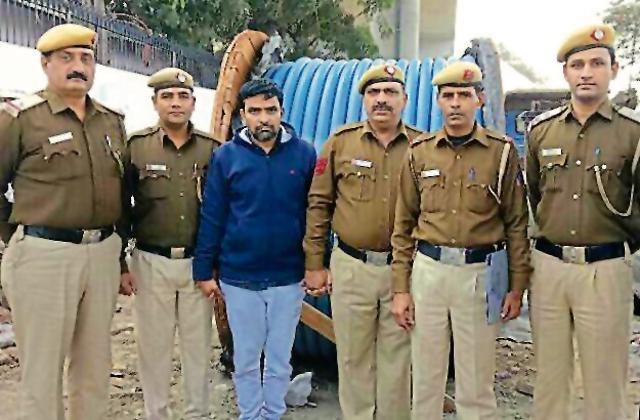 Ashwini Kumar in police custody. (Photo: Sourced) Ashwini Kumar in police custody. (Photo: Sourced)