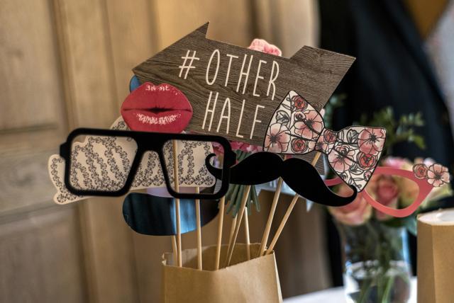 Hand out funky props at a Masquerade Ball theme party. (Shutterstock) Hand out funky props at a Masquerade Ball theme party. (Shutterstock)