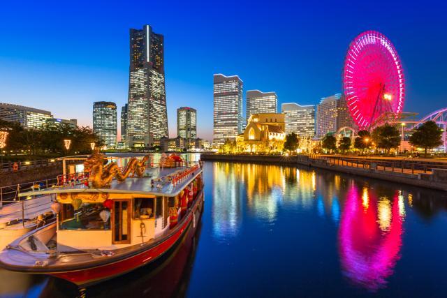 Yokohama is just a 20-minute train ride from Tokyo. (Shutterstock) Yokohama is just a 20-minute train ride from Tokyo. (Shutterstock)