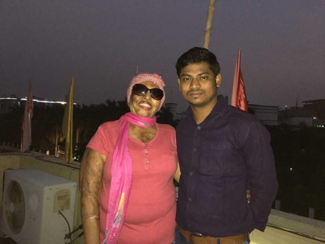 Rani (left) found her life partner Saroj, a medical representative, at the opthalmic care institute where she underwent three eye operations. Rani (left) found her life partner Saroj, a medical representative, at the opthalmic care institute where she underwent three eye operations.