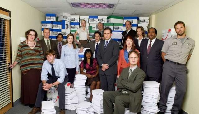 The entire cast of The Office.