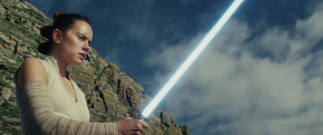 This image released by Lucasfilm shows Daisy Ridley as Rey in Star Wars: The Last Jedi. (AP)