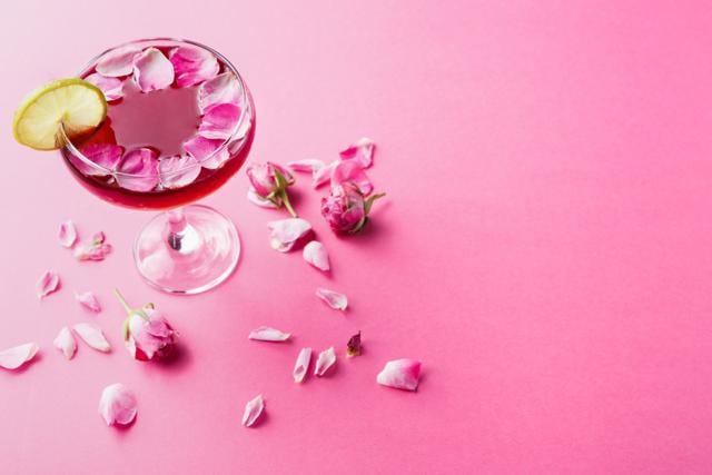 Rose syrup with lemon and beer. (Shutterstock) Rose syrup with lemon and beer. (Shutterstock)