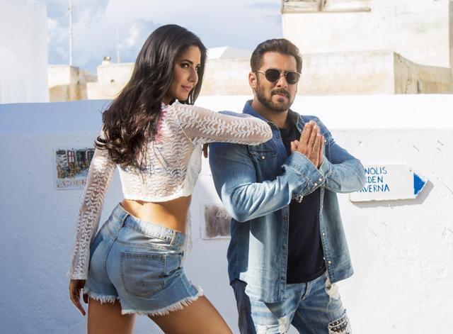 Katrina Kaif and Salman Khan in Tiger Zinda Hai. Katrina Kaif and Salman Khan in Tiger Zinda Hai.