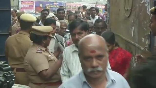 A polling booth at Chennai Girls Higher Secondary School in Tiruvottiyur. (ANI) A polling booth at Chennai Girls Higher Secondary School in Tiruvottiyur. (ANI)