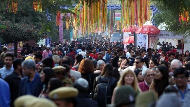 The Jaipur Literature Festival, scheduled from January 24-29, 2018 at the Pink City of India, is the world’s largest free event of its kind. (Himanshu Vyas/HT Photo) The Jaipur Literature Festival, scheduled from January 24-29, 2018 at the Pink City of India, is the world’s largest free event of its kind. (Himanshu Vyas/HT Photo)