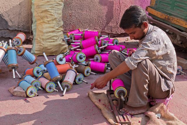 Every nook and cranny of Ahmedabad’s streets and lanes will be full of makeshift shops selling kites of different colours and hues, sizes, and shapes during the Kite festival, scheduled from January 7-15, 2018. (Shutterstock) Every nook and cranny of Ahmedabad’s streets and lanes will be full of makeshift shops selling kites of different colours and hues, sizes, and shapes during the Kite festival, scheduled from January 7-15, 2018. (Shutterstock)