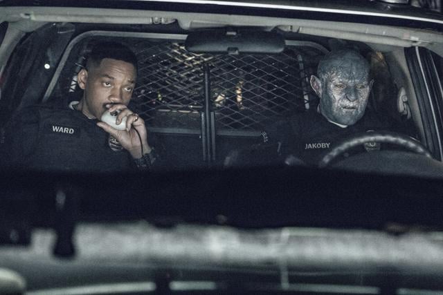 This image released by Netflix shows Will Smith, left, and Joel Edgerton in a scene from, Bright. (AP) This image released by Netflix shows Will Smith, left, and Joel Edgerton in a scene from, Bright. (AP)