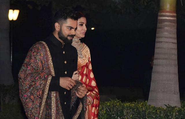 Virat Kohli and Anushka Sharma will hold another reception in Mumbai on December 26. (PTI) Virat Kohli and Anushka Sharma will hold another reception in Mumbai on December 26. (PTI)