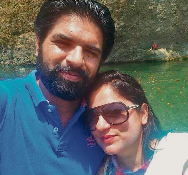 Ekam Dhillon with wife Seerat. (HT File) Ekam Dhillon with wife Seerat. (HT File)