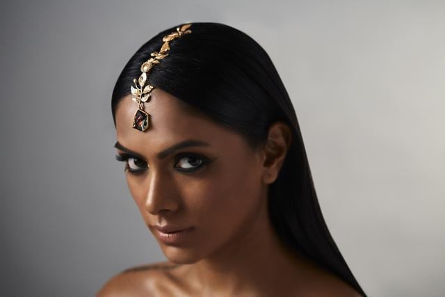 If you want to splurge, Suhani Pittie’s Unsung Tribe collection on online store Jaypore features crystals and leafy designs that are contemporary, chic and eye-catching. (Jaypore.com) If you want to splurge, Suhani Pittie’s Unsung Tribe collection on online store Jaypore features crystals and leafy designs that are contemporary, chic and eye-catching. (Jaypore.com)