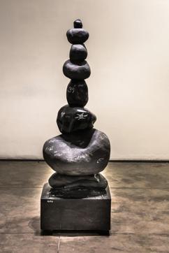 LN Tallur’s Intolerance is a stone metaphor for the burden and baggage we make ourselves carry. LN Tallur’s Intolerance is a stone metaphor for the burden and baggage we make ourselves carry.