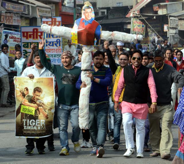 Just about a month ago, several Rajput groups had opposed Sanjay Leela Bhansali’s film Padmavati. (Mahipal Singh/HT Photo)