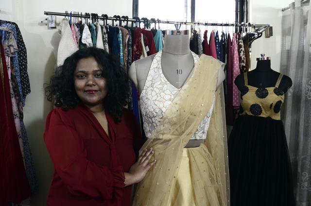 Amrita Chatterjee, founder and director, Masoani Designer Garments, brings haute couture to the city. (Ravindra Joshi/HT PHOTO) Amrita Chatterjee, founder and director, Masoani Designer Garments, brings haute couture to the city. (Ravindra Joshi/HT PHOTO)