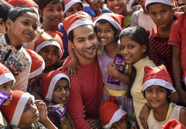 Varun Dhawan says as a kid, he remembers his mother going for the midnight mass to St. Andrews Church or Mount Mary in Bandra. (HT Photo) Varun Dhawan says as a kid, he remembers his mother going for the midnight mass to St. Andrews Church or Mount Mary in Bandra. (HT Photo)