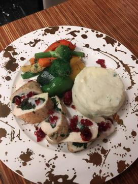 Chicken cranberry roulade Chicken cranberry roulade