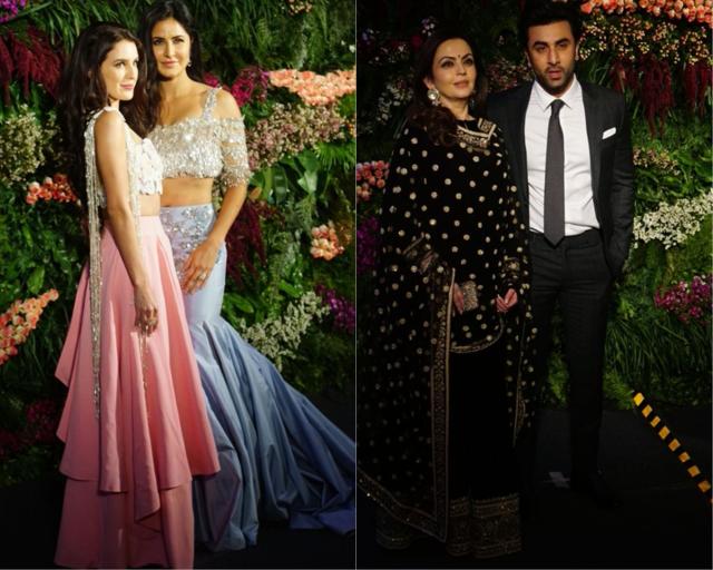 Katrina and Isabel Kaif, with Ranbir Kapoor and Nita Ambani. (Prodip Guha/HT Photo) Katrina and Isabel Kaif, with Ranbir Kapoor and Nita Ambani. (Prodip Guha/HT Photo)