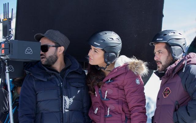 From left: Director Ali Abbas Zafar, Katrina Kaif and Salman Khan shooting Tiger Zinda Hai. From left: Director Ali Abbas Zafar, Katrina Kaif and Salman Khan shooting Tiger Zinda Hai.