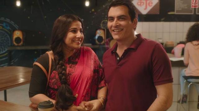 Vidya Balan and Manav Kaul in a still from Tumhari Sulu. Vidya Balan and Manav Kaul in a still from Tumhari Sulu.