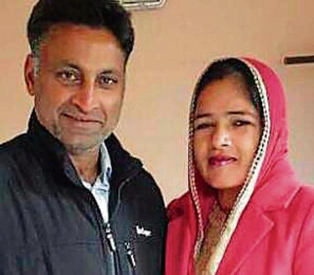 The victims, Jaswant Singh and his wife Paramjit. Jaswant had returned home from Canada after 14 years.