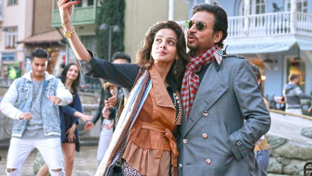 Saba Qamar and Irrfan in a still from Hindi Medium. Saba Qamar and Irrfan in a still from Hindi Medium.