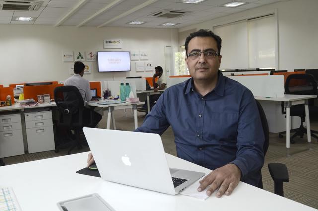 Ridhi Kapal, CEO of Edugild in Pune. (RAVINDRA JOSHI/HT PHOTO) Ridhi Kapal, CEO of Edugild in Pune. (RAVINDRA JOSHI/HT PHOTO)