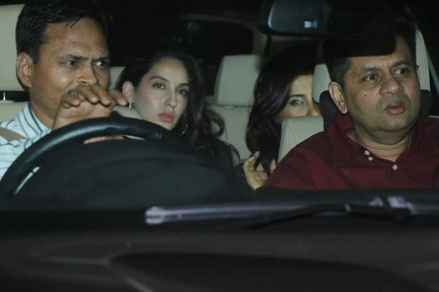Nora Fatehi, of Bigg Boss fame, also attended the bash. (IANS) Nora Fatehi, of Bigg Boss fame, also attended the bash. (IANS)