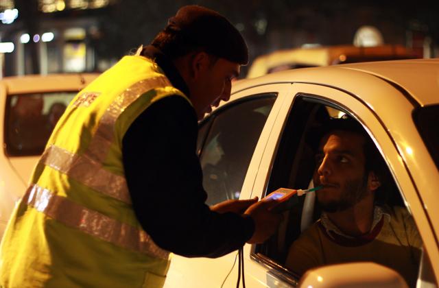 If a driver is detected with more than 30 ml of alcohol, a challan is issued by the Traffic Police. (Photo: Shivam Saxena) If a driver is detected with more than 30 ml of alcohol, a challan is issued by the Traffic Police. (Photo: Shivam Saxena)