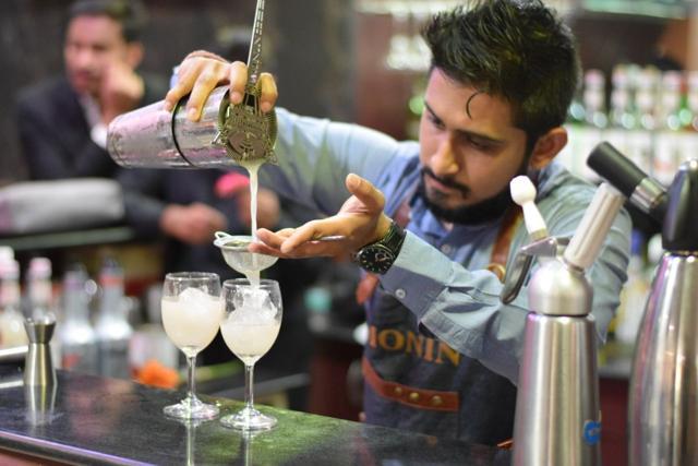 “We keep an eye out for guest’s security,” says mixologist Sanchayan Jana. “We keep an eye out for guest’s security,” says mixologist Sanchayan Jana.