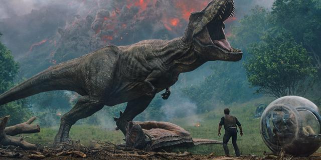 A volcano erupts, threatening man and beast in Jurassic World: Fallen Kingdom. A volcano erupts, threatening man and beast in Jurassic World: Fallen Kingdom.