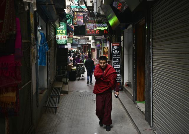 The colony has a monastery, its narrow alleys are filled with the aroma of burning incense and one can see Buddhist monks and Western tourists savouring Tibetan dishes in the plush restaurants. (Sanchit Khanna/HT PHOTO) The colony has a monastery, its narrow alleys are filled with the aroma of burning incense and one can see Buddhist monks and Western tourists savouring Tibetan dishes in the plush restaurants. (Sanchit Khanna/HT PHOTO)