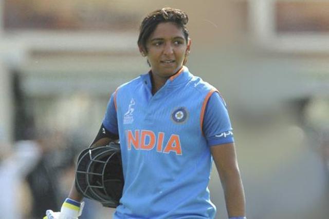 Harmanpreet Kaur, left, after scoring 171runs not out during the ICC Women's World Cup. (AP) Harmanpreet Kaur, left, after scoring 171runs not out during the ICC Women's World Cup. (AP)
